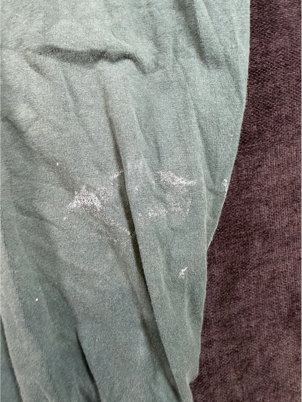 Carhartt Long Sleeve Henley Shirt with Chest Pocket in Faded Green, Size Large